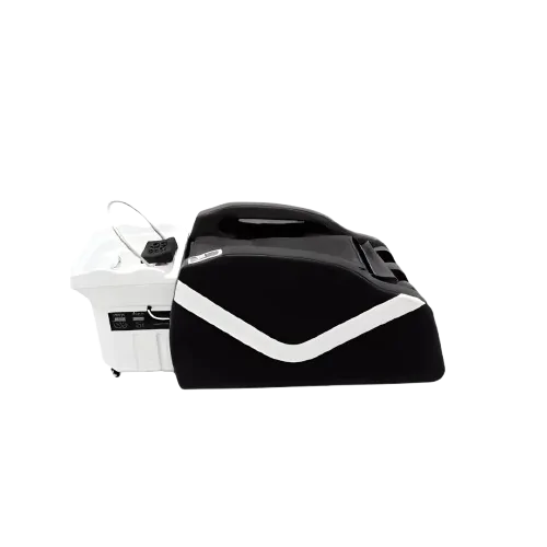 Atami Japanese Head Spa with Massage Chair - No Plumbing - White & Black