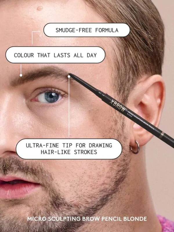 Xlash - Xbrow Micro Sculpting Brow Pencil - Blonde - Image 3