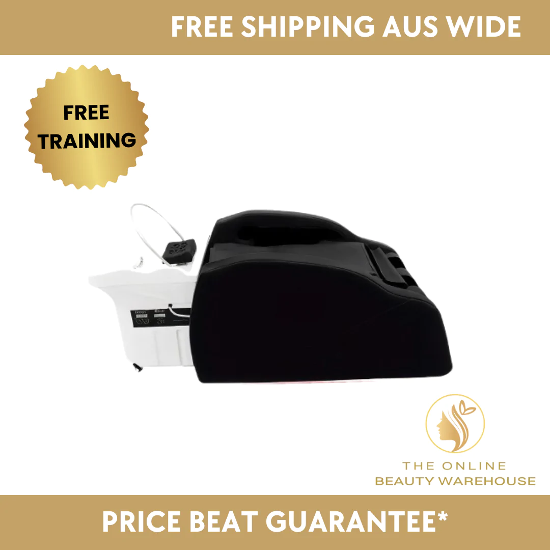 Atami Japanese Head Spa with Massage Chair - No Plumbing - Black