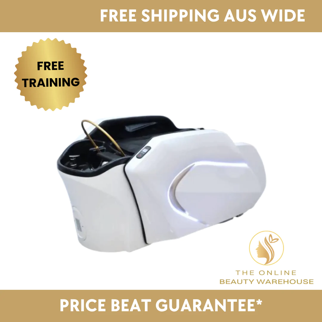 Deluxe Japanese Head Spa with Massage Chair - White