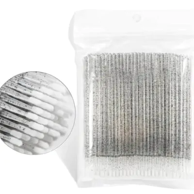 Disposable Eyelash Wipe Sticks - Pack 100