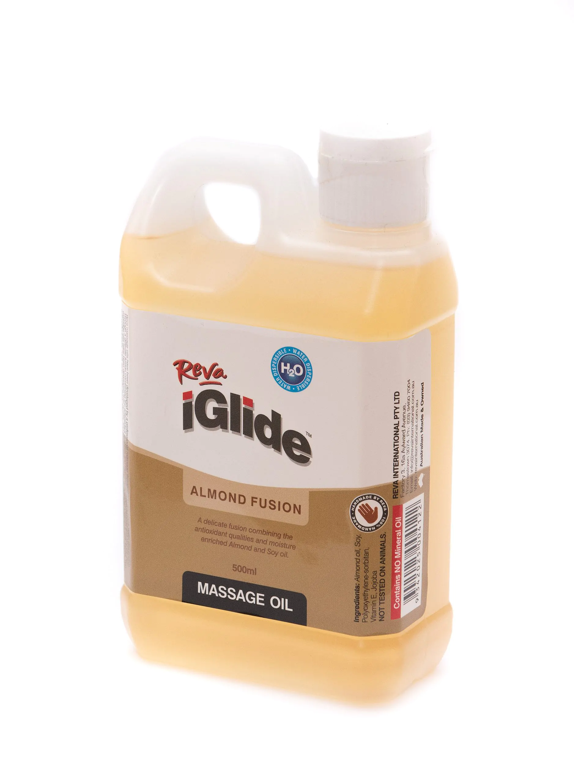 H2O Massage Oil – 500ml Almond Fusion