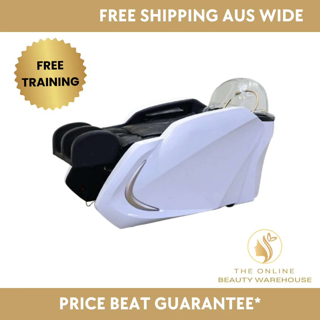 Japanese Head Spa with Massage Chair - White