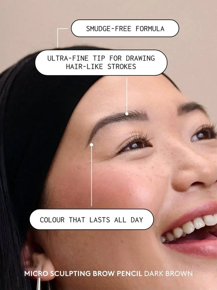 Xlash - Xbrow Micro Sculpting Brow Pencil - Dark Brown - Image 2