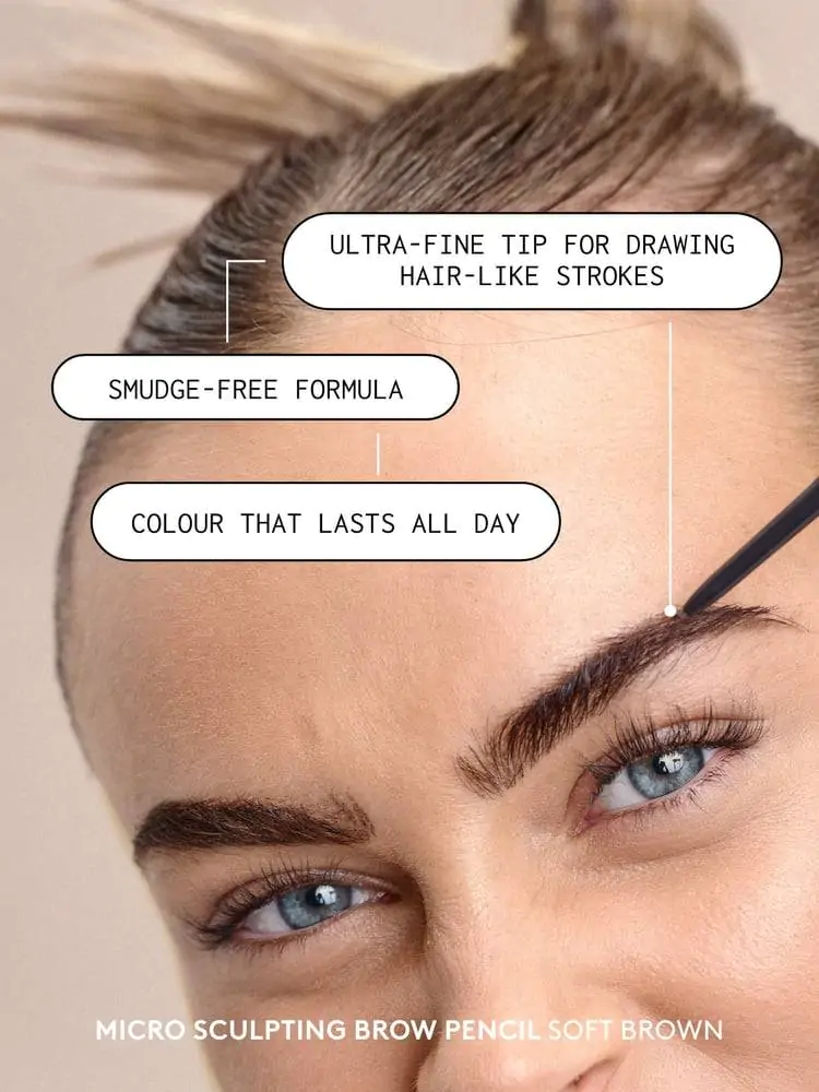 Xlash - Xbrow Micro Sculpting Brow Pencil - Soft Brown - Image 3
