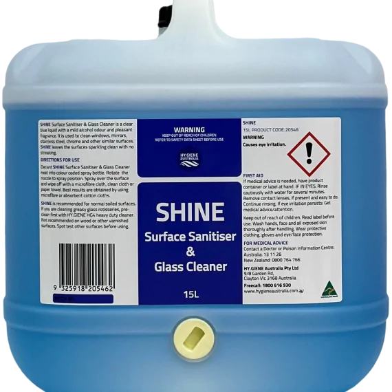 SHINE Surface Sanitiser & Glass Cleaner - Image 2