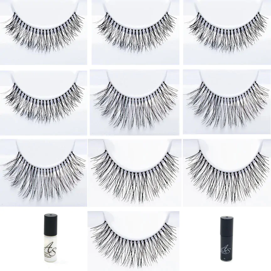 ASLBSG – 10pk Bulk Strip Lashes with Glue
