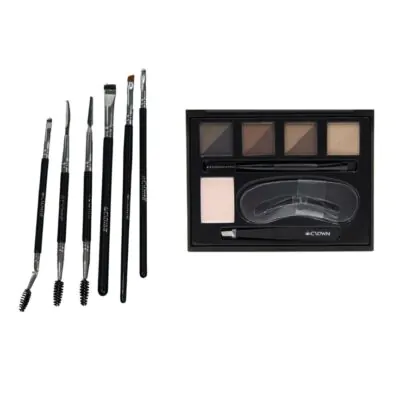 BRW-TWIN2 – Brow Brush Set with CP07 Eyebrow Palette