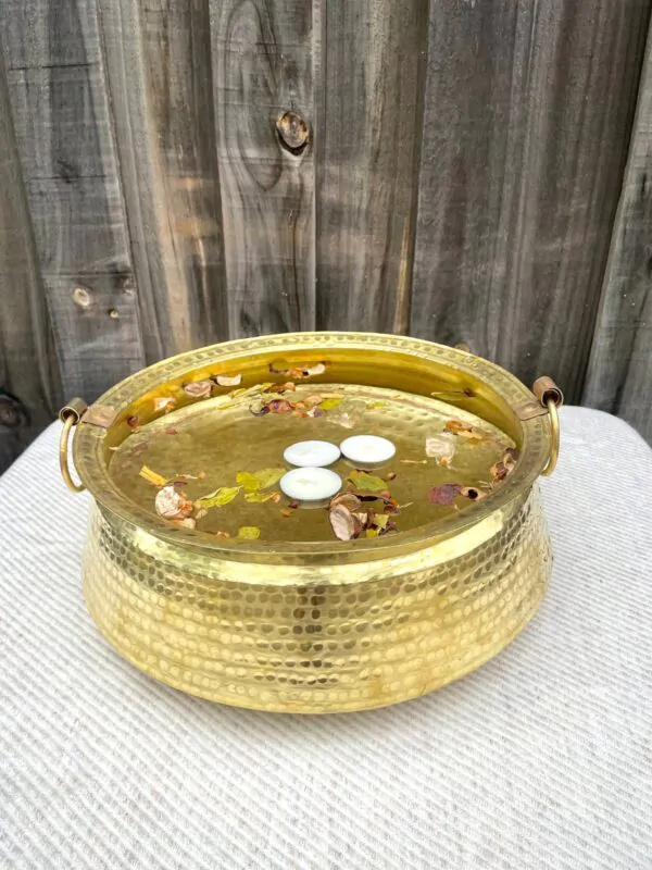 Copper Luxe Plumbed Pedicure Basin - Gold - Image 2