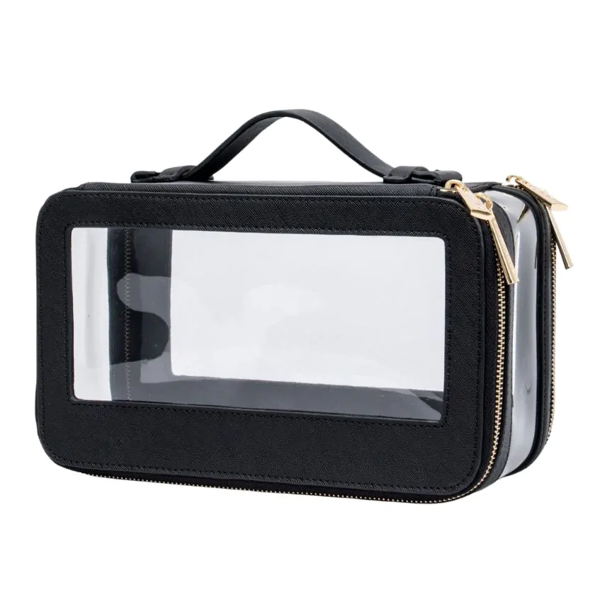 KC-EL02 – Luxury Cosmetic Bag w Black Trim