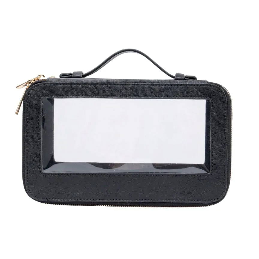 KC-EL02 – Luxury Cosmetic Bag w Black Trim - Image 3