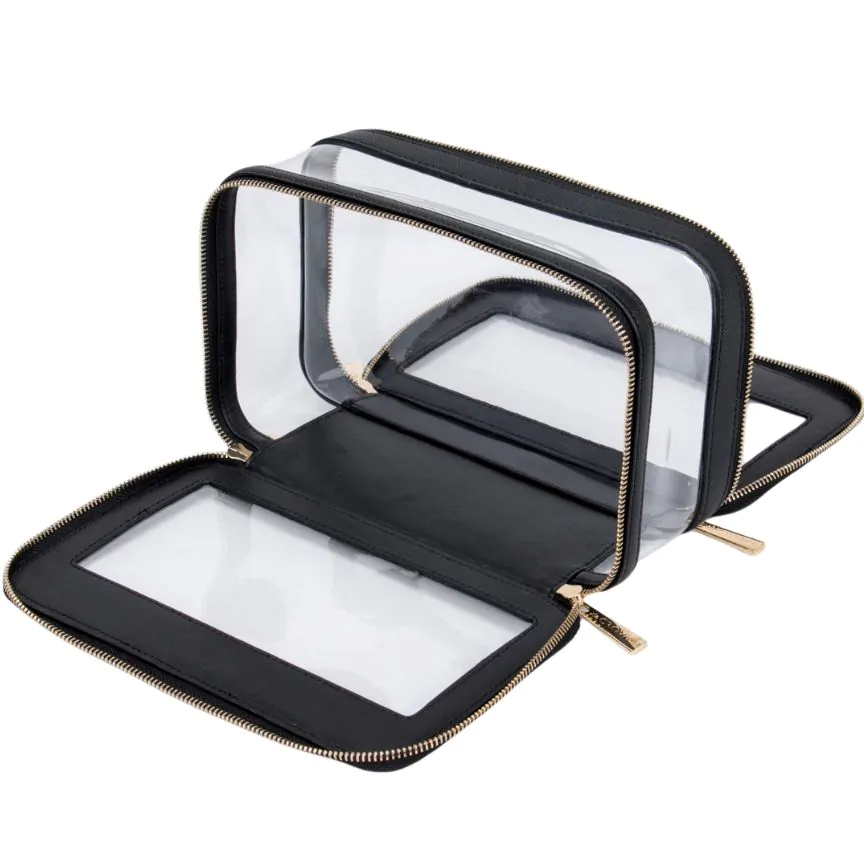 KC-EL02 – Luxury Cosmetic Bag w Black Trim - Image 2