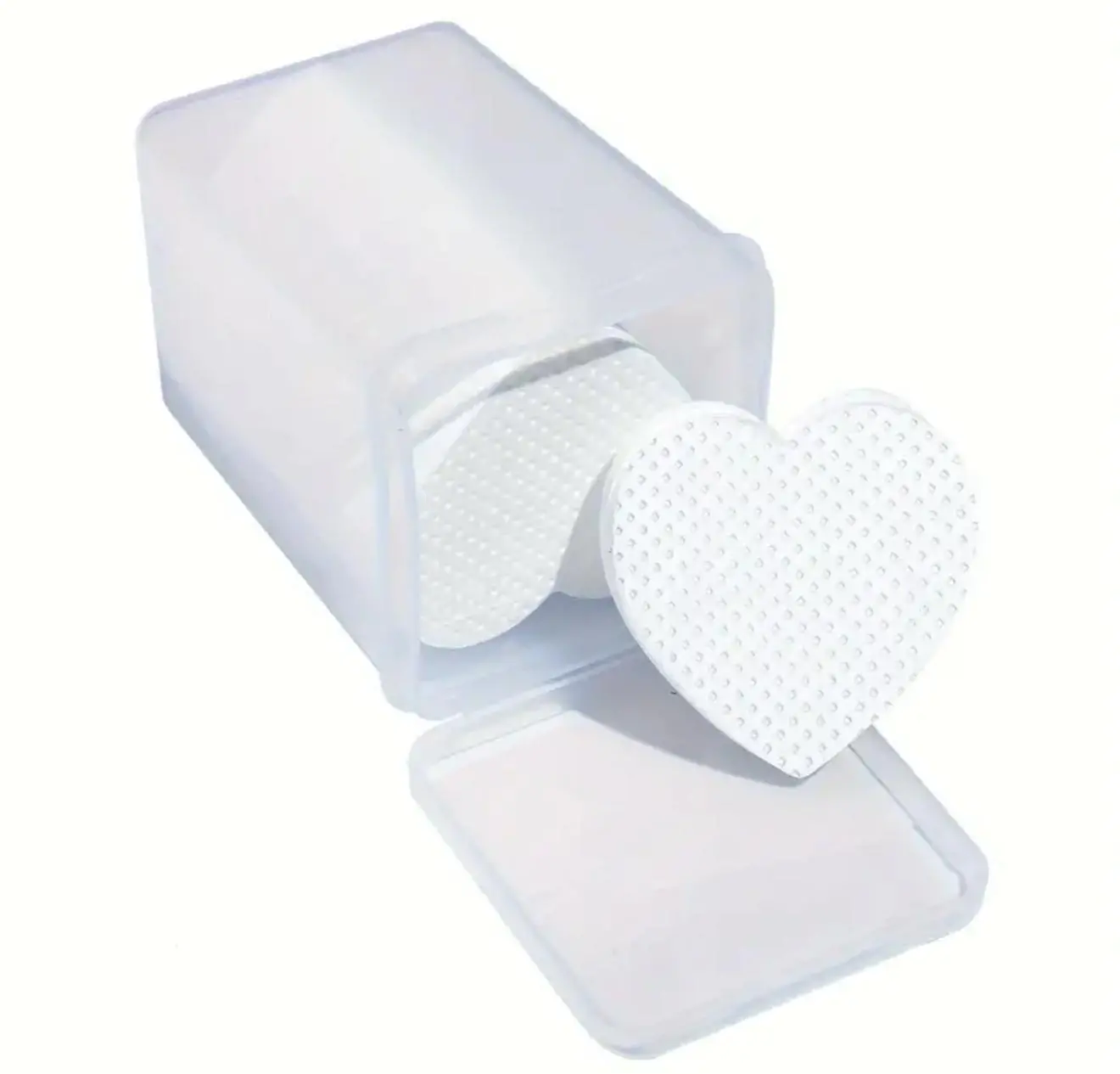 Lint Free Nail Wipes Heart White – Pack of 200