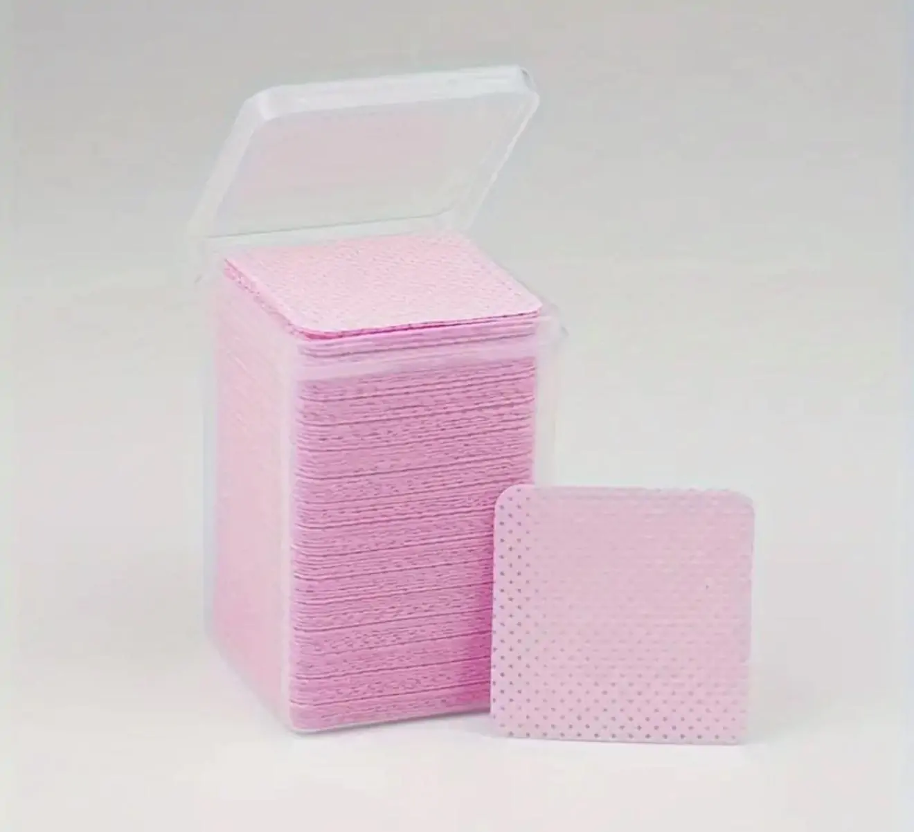Lint Free Nail Wipes Square Pink – Pack of 200