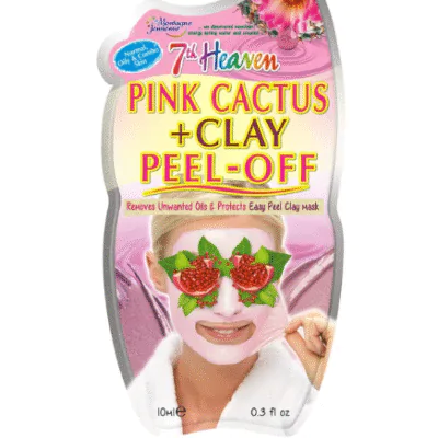 Pink Cactus + Clay Peel Off Face Mask