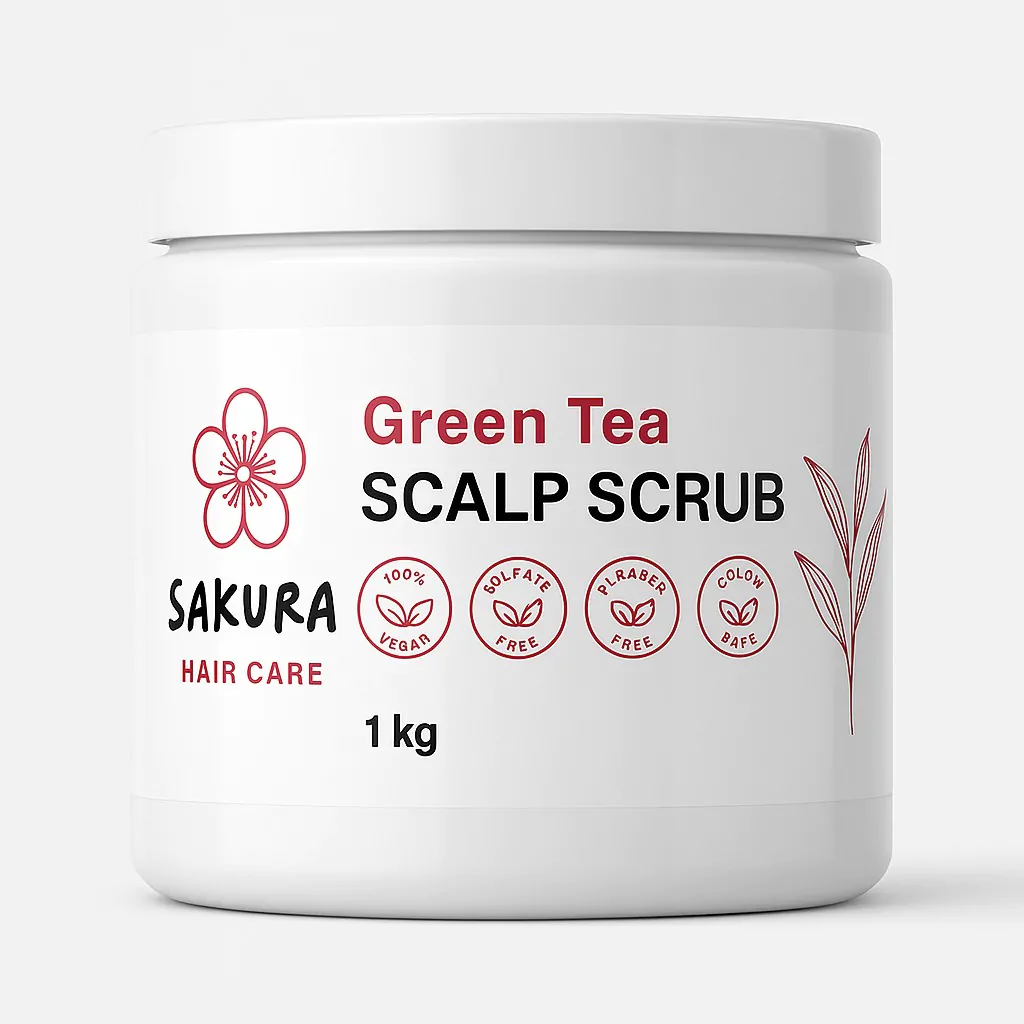 Sakura Scalp Scrub – Green Tea Professional 1000gm
