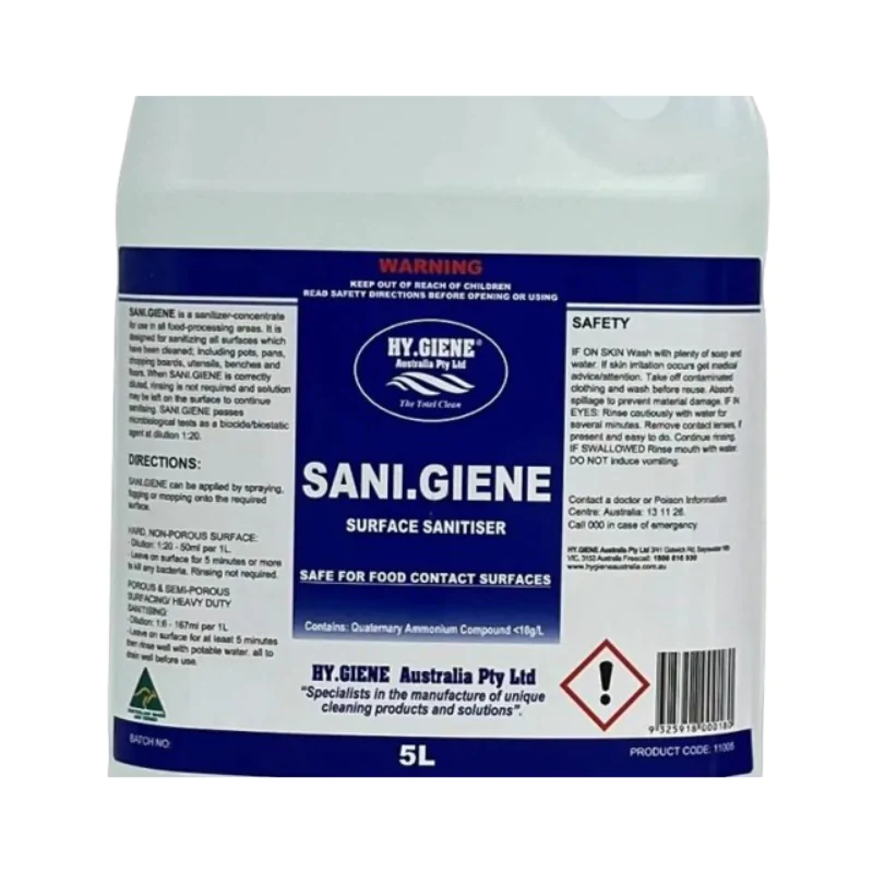 SANI.GIENE Neutral Disinfectant Cleaner Sanitiser
