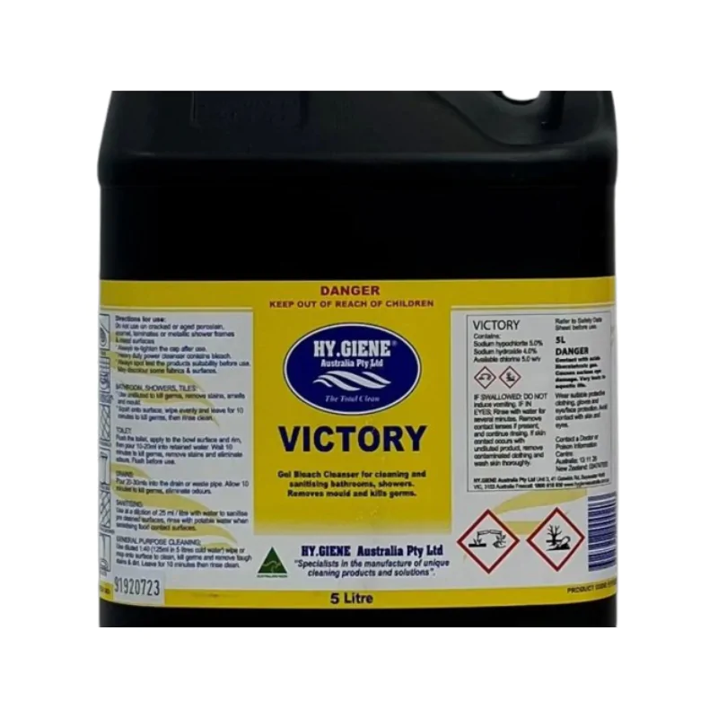 VICTORY Chlorinated Gel Bleach Cleaner and Sanitiser