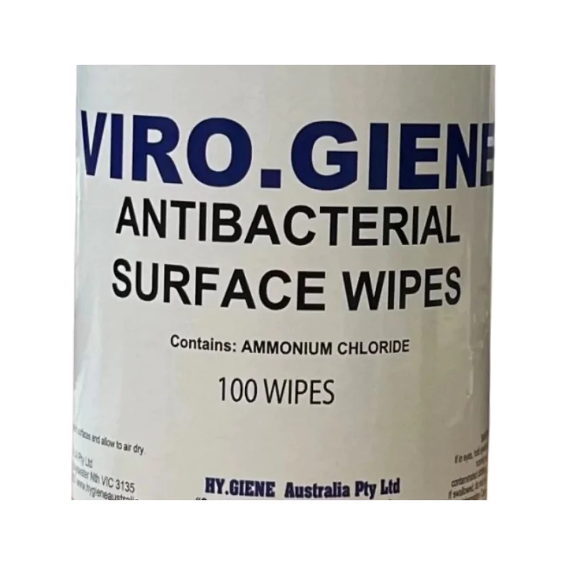 VIRO.GIENE Non Alcohol Antibacterial Cannister wipes x 12 – carton