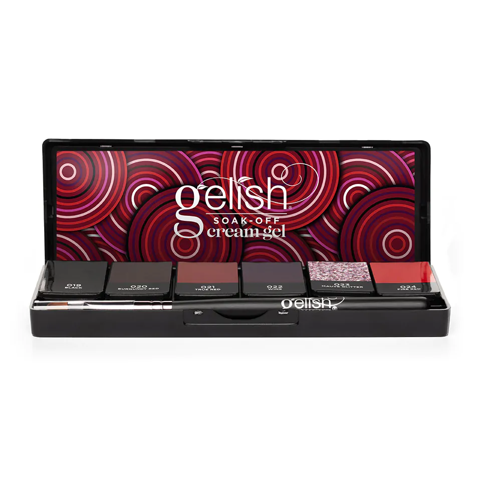 Gelish Getting Reddy Cream Gel 6pc Palette