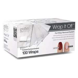 Gelish PRO – Wrap It Off – Foil Removal Kit 100CT Foils