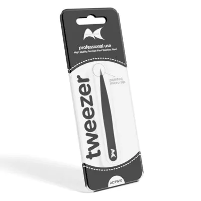 Tweezer 10 – Pointed Micro Tip (Black)