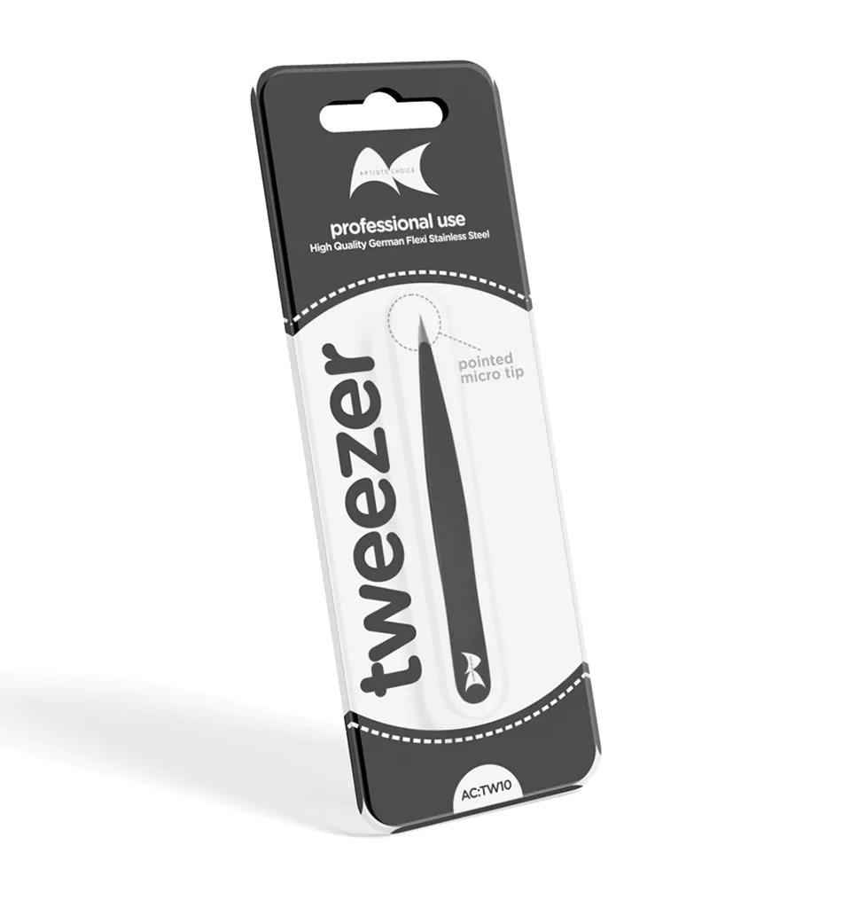 Tweezer 10 – Pointed Micro Tip (Black)