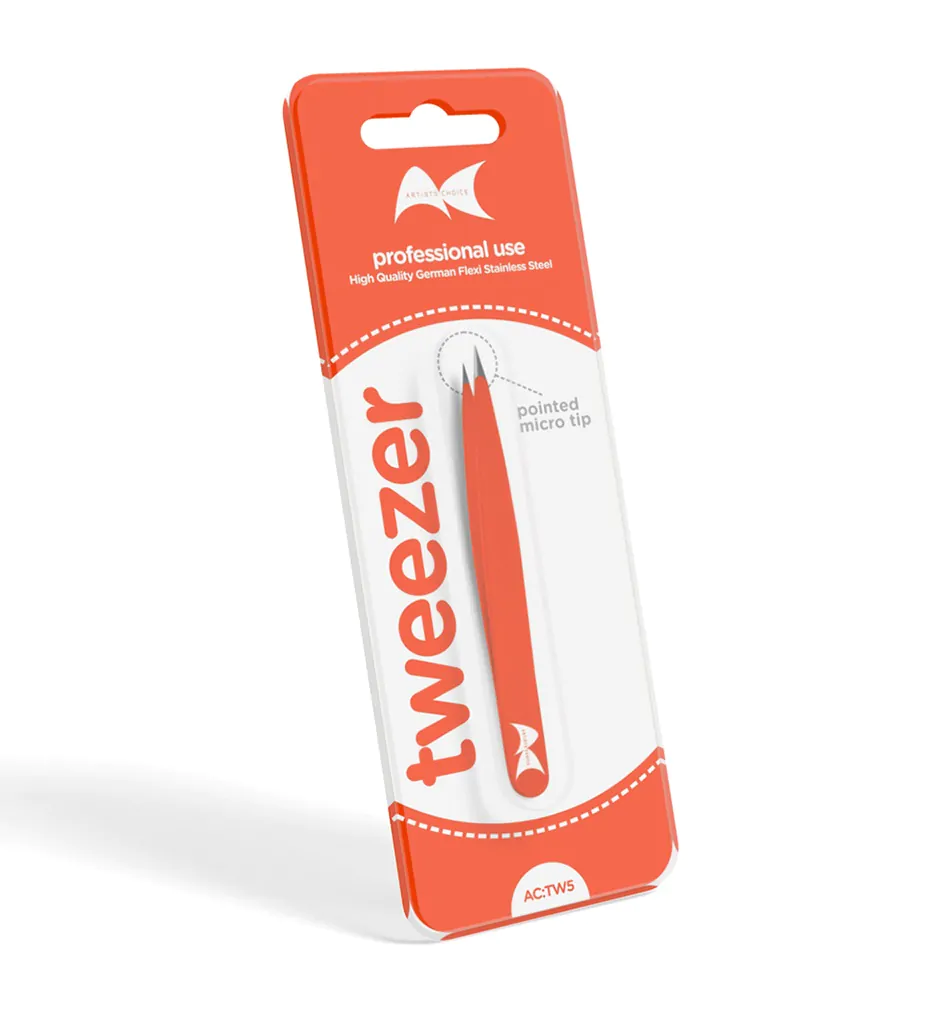 Tweezer 5 – Pointed Micro Tip (Orange)