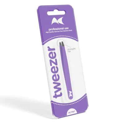Tweezer 7 – Straight Tip (Purple)