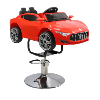 Red Racer Kids Hairdressing Chair