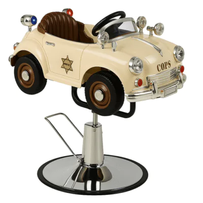 Cream Vintage Roadster Kids Hairdressing Chair