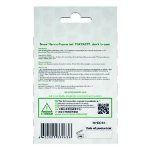 Mayamy Brow Henna Trial Set – Dark Brown - Image 2
