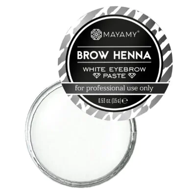 Mayamy Brow Henna White Eyebrow Paste 15g