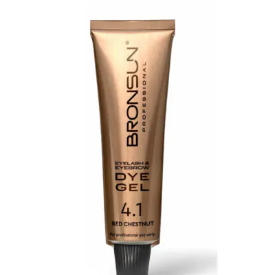 New Design Bronsun Eyelash and Eyebrow Dye - Red Chestnut