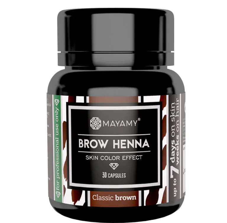 Brow Henna CLASSIC BROWN, 30 Capsules