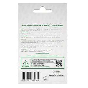 Mayamy Brow Henna Trial Set – Classic Brown - Image 2