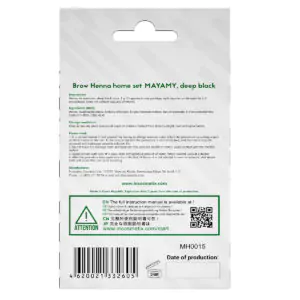 Mayamy Brow Henna Trial Set – Deep Black - Image 2