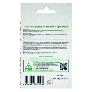 Mayamy Brow Henna Trial Set – Light Brown - Image 2
