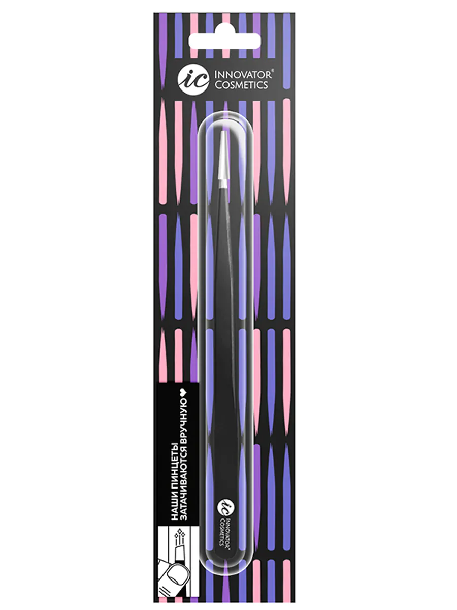 Tweezers for Eyelashes Manually Sharpened Straight TS-12