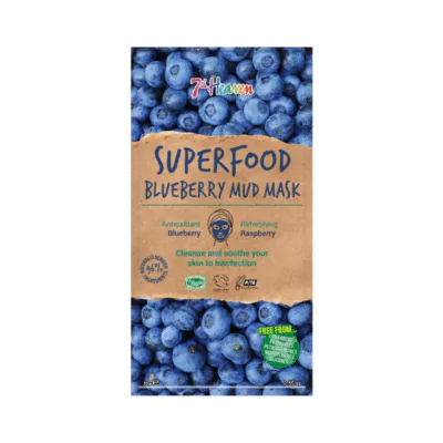Pack of 12 - Superfood Blueberry Mud Mask