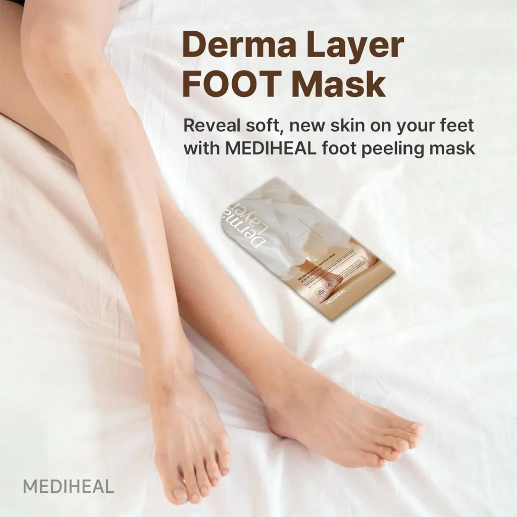 MEDIHEAL, Derma Layer Foot Mask, 0.6 fl oz (18 ml) - Image 2