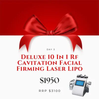 12 days of Christmas Offer – Deluxe 10 In 1 Rf Cavitation Facial Firming Laser Lipo