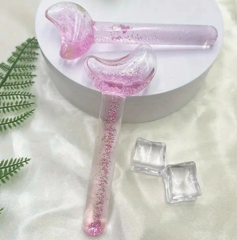 Pack Of 2 – Moon Shaped Facial Ice Rollers