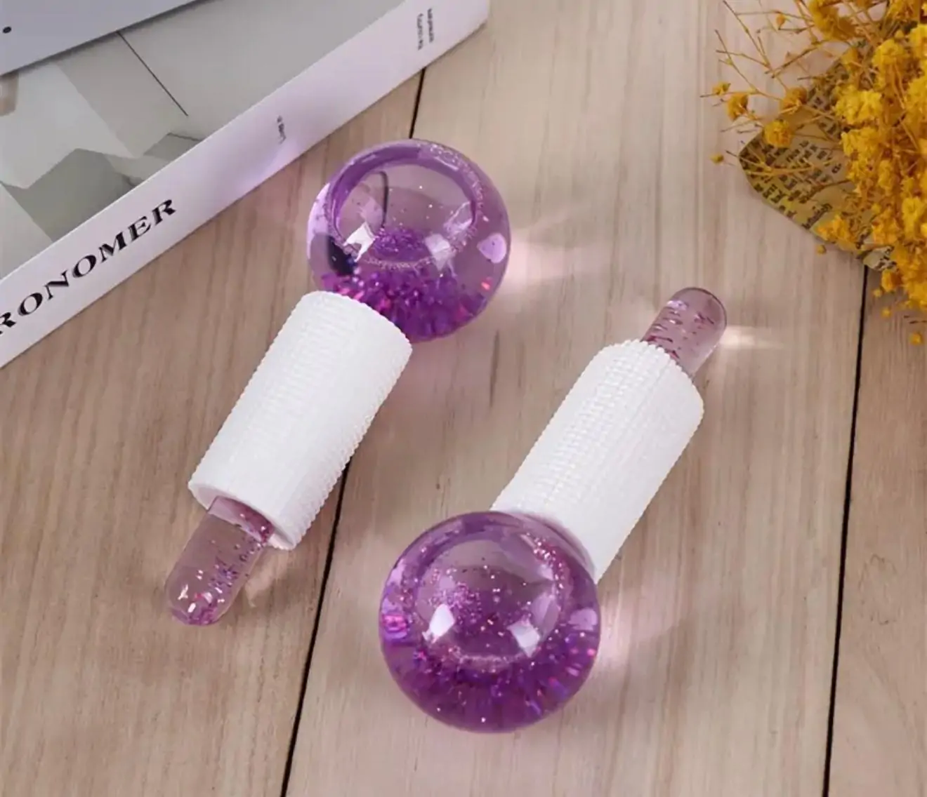 Pack Of 2 – Purple Facial Ice Rollers