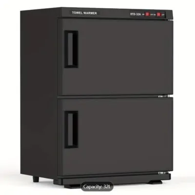 32L Hot Towel Cabinet / Steriliser – Black