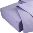 Bulk carton of 500 purple dental bibs 3-ply waterproof for professional clinic use