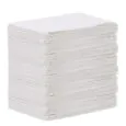 Bulk carton of 500 White Dental Bibs 3-ply waterproof for professional clinic use