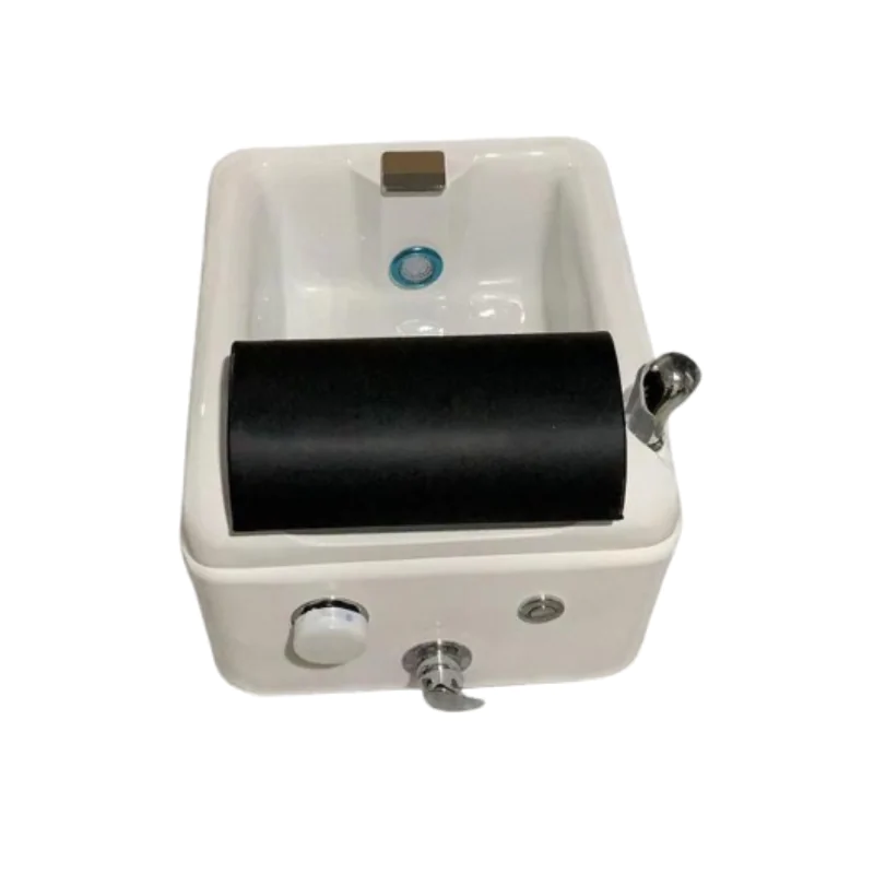 Square Plumbed Pedicure Bowl Compact