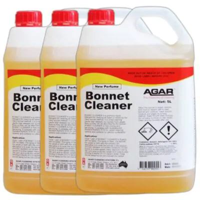 Agar Bonnet Cleaner Premium Carpet Detergent - 3 X 5Lt