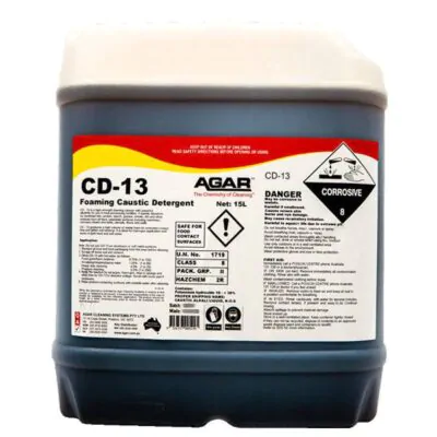 Agar CD-13 Foaming Caustic Detergent - 15Lt